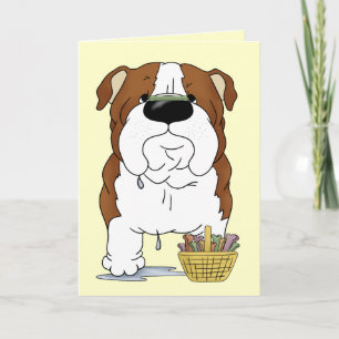 Cartão De Festividades Cachorro-Páscoa, Alguém?