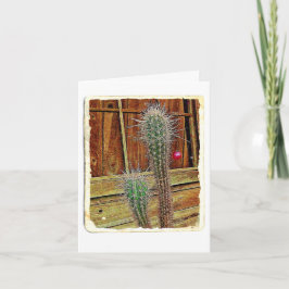 Cartão De Festividades Cactus Christmas Card