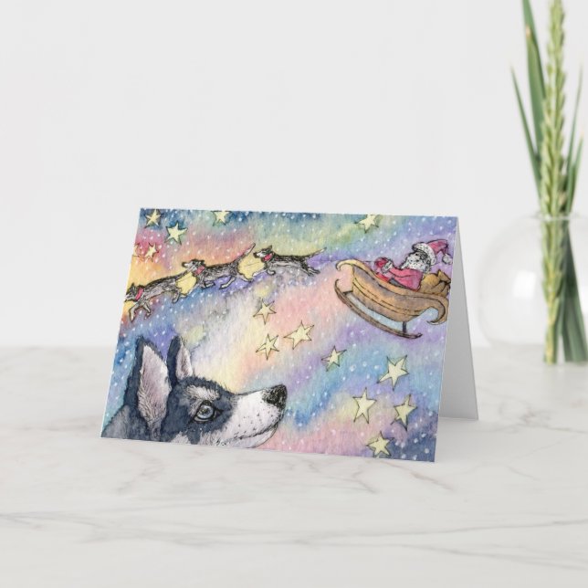 Cartão De Festividades Cães roucos (Frente)