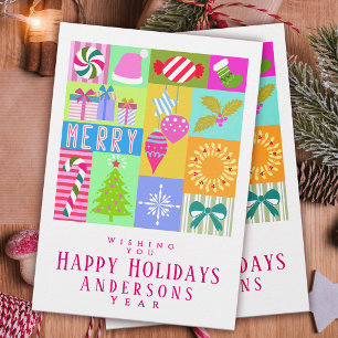 Cartão De Festividades Calendário Antecipado de Natal