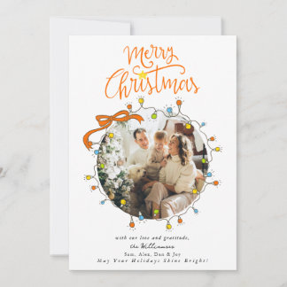 Cartão De Festividades Calendário de Luzes de Natal de Foto Caprichosa 20