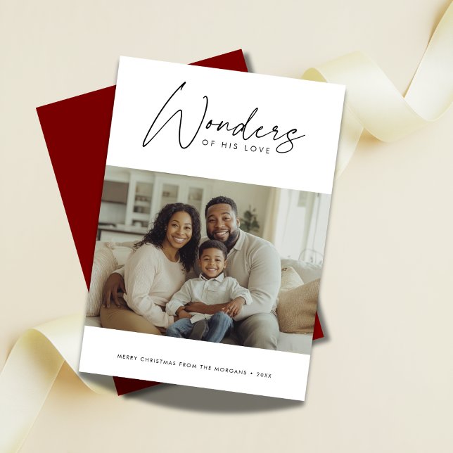 Cartão De Festividades Caligrafia Admite Natal Religioso Bíblico (Criador carregado)