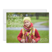 Caligrafia de Natal Whimsical suga sua foto