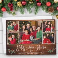 Caligrafia Feliz Ano Nuevo Wood 5 Foto