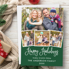 Cartão De Festividades Caligrafia moderna 4 Fotografia Verde