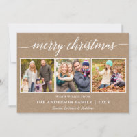 Caligrafia Moderna Feliz Natal 3 Foto Kraft