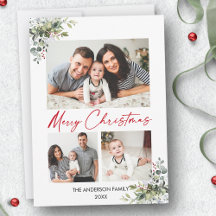 Caligrafia Red Ink 3 Foto Greenery Berries