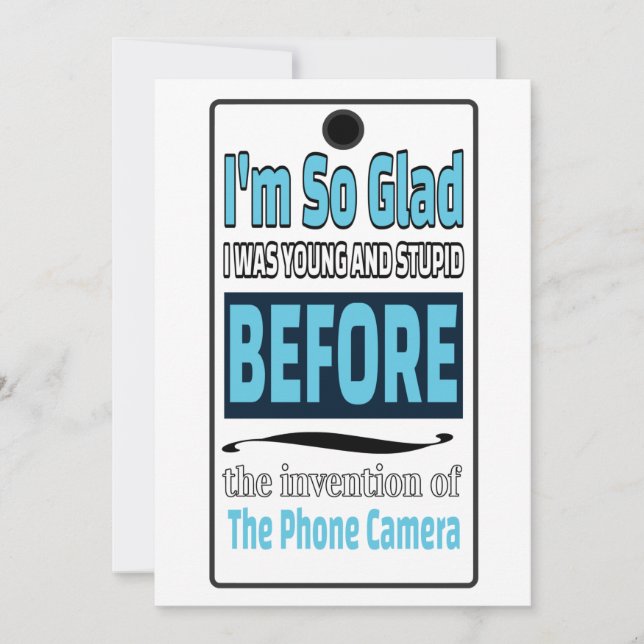 Cartão De Festividades Câmara telefônica (Frente)