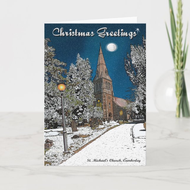 Cartão De Festividades Camberley Christmas Card (Frente)
