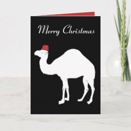 Cartão De Festividades Camel Christmas Card