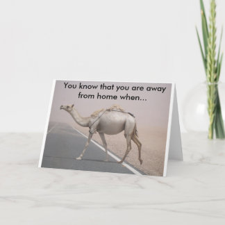 Cartão De Festividades Camelo c