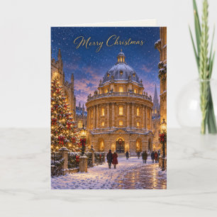 Cartão De Festividades Câmera Oxford Radcliffe Feliz Natal