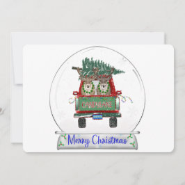 Cartão De Festividades caminhão na candylane 