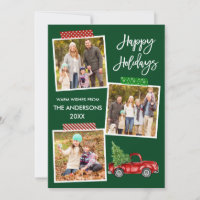 Caminhão Vermelho Vintage de Fita de Script de Pin