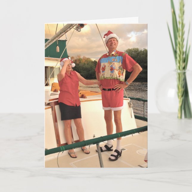 Cartão De Festividades Camisa de Natal Feia (Frente)