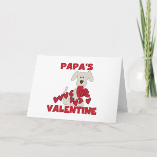 Cartão De Festividades Camiseta e presentes dos namorados da papá do