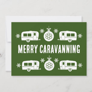 Cartão De Festividades Campanha Feliz de Natal Caravan