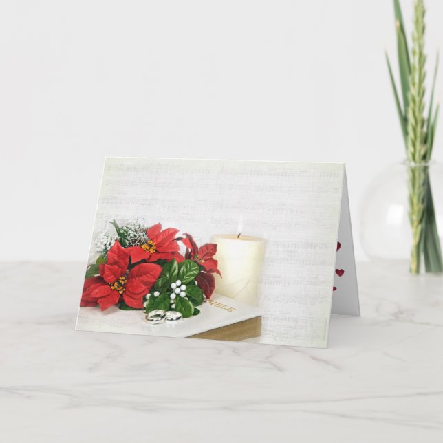 Cartão De Festividades Canção de Casamento (Frente)