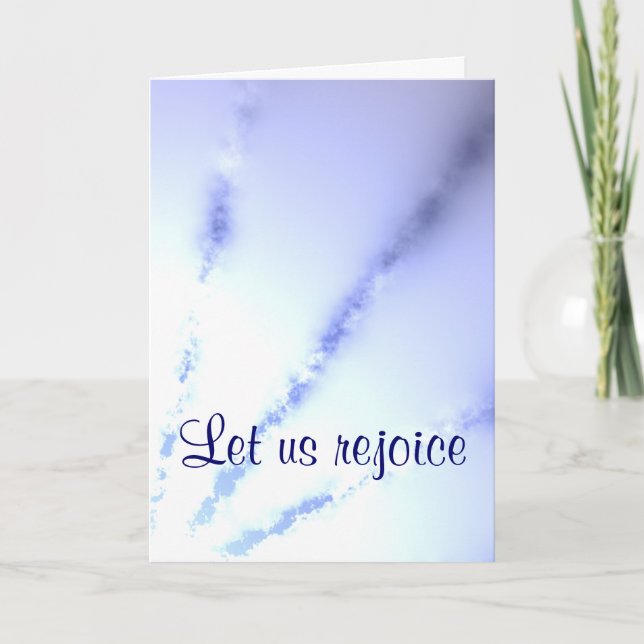 Cartão De Festividades Canção de Mary Magnificat Luke 1:46-48 (Frente)