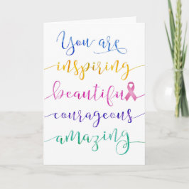 Cartão De Festividades Cancer Da Mama - Lembre-Se De Quem Você É