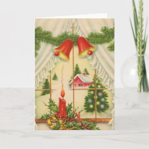 Cartão De Festividades Candle in the Window