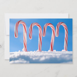 Cartão De Festividades Candy Canes