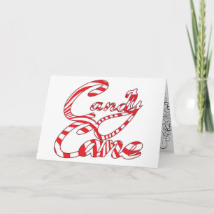 Cartão De Festividades Candy Canes