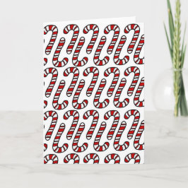 Cartão De Festividades Candy Canes