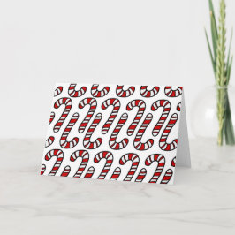 Cartão De Festividades Candy Canes