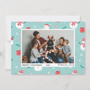 Cartão De Festividades Canes Doces e Neves