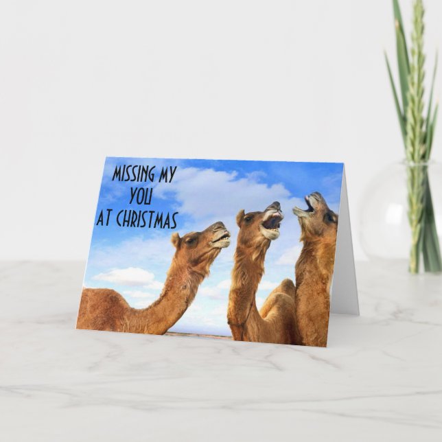 CARTÃO DE FESTIVIDADES CANTANDO OS BLUES QUE NÃO VOCÊ NO NATAL (Frente)