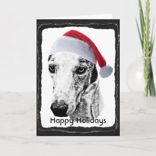 Cartão De Festividades Cão Whippet