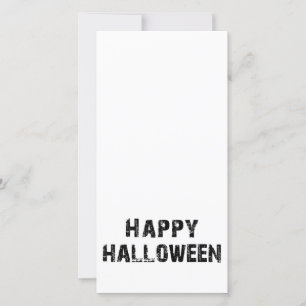 Cartão De Festividades Capital Grunge Happy Halloween