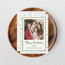 Caprichoso Desenho à Mão Doodle Verde