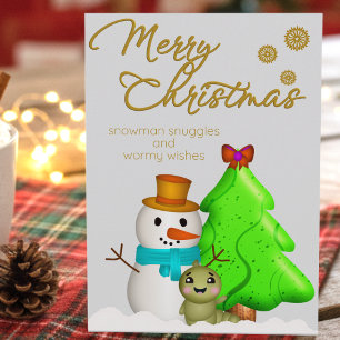 Cartão De Festividades Caractere de Desenho de Mão Personalizado