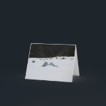 Cartão De Festividades Card -adirondack chairs in snow drift<br><div class="desc">Snow drift has nearly covered these adirondack chairs set to view the vast Yosemite back country.</div>