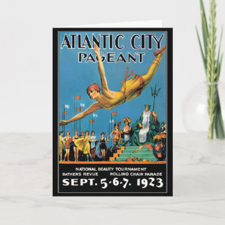 Cartão De Festividades Card: Atlantic City Beauty Pageant