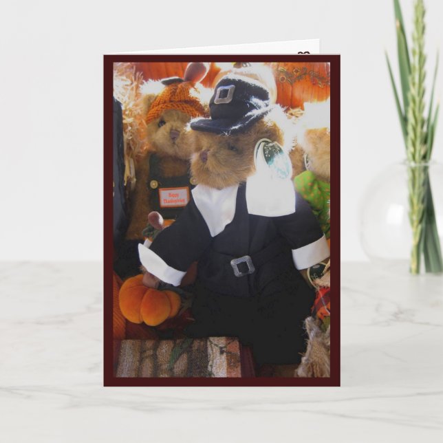 Cartão De Festividades card - Happy Thanksgiving (Frente)