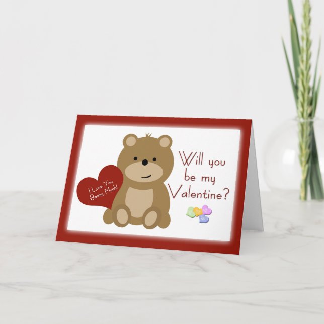 Cartão De Festividades Card - Valentine's Day (Frente)