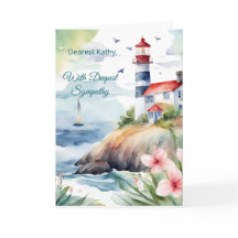 CARDFarol em Aquarela Com Profunda Simpatia 