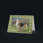 Cartão De Festividades Cardigan Welsh Corgi Dog Blank Christmas Card<br><div class="desc">Cardigan Welsh Corgi Dog Blank Christmas Card</div>