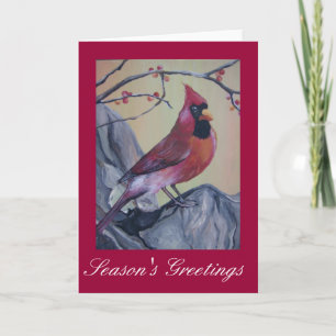 Cartão De Festividades Cardinal