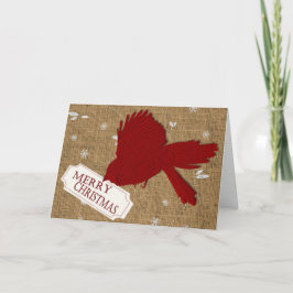 Cartão De Festividades Cardinal Christmas Card