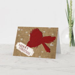 Cartão De Festividades Cardinal Christmas Card