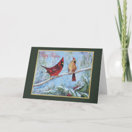 Cartão De Festividades Cardinal Christmas Card