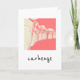 Cartão De Festividades carhenge na aliança nebraska