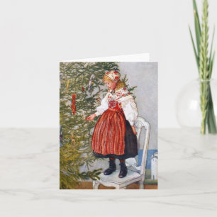 Cartão De Festividades Carl Larsson Christmas Tree Note Cards
