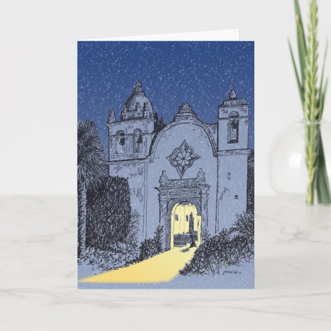 Cartão De Festividades Carmel Mission Card (Frente)