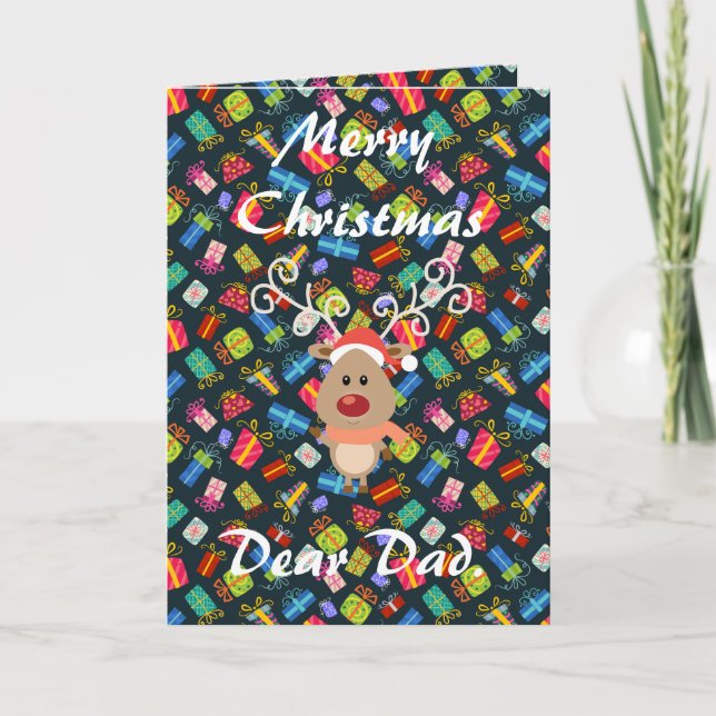 Cartão De Festividades Caro paizinho (Frente)