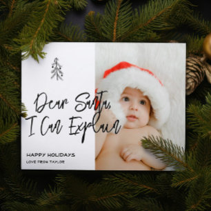 Cartão De Festividades Caros Papais noeis, Eu Posso Explicar O Natal Pers